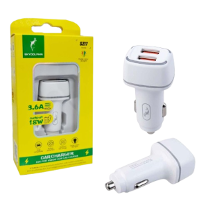 شارژر فندکی برای خودرو مدل Skydolphin S-Z17 + گارانتی